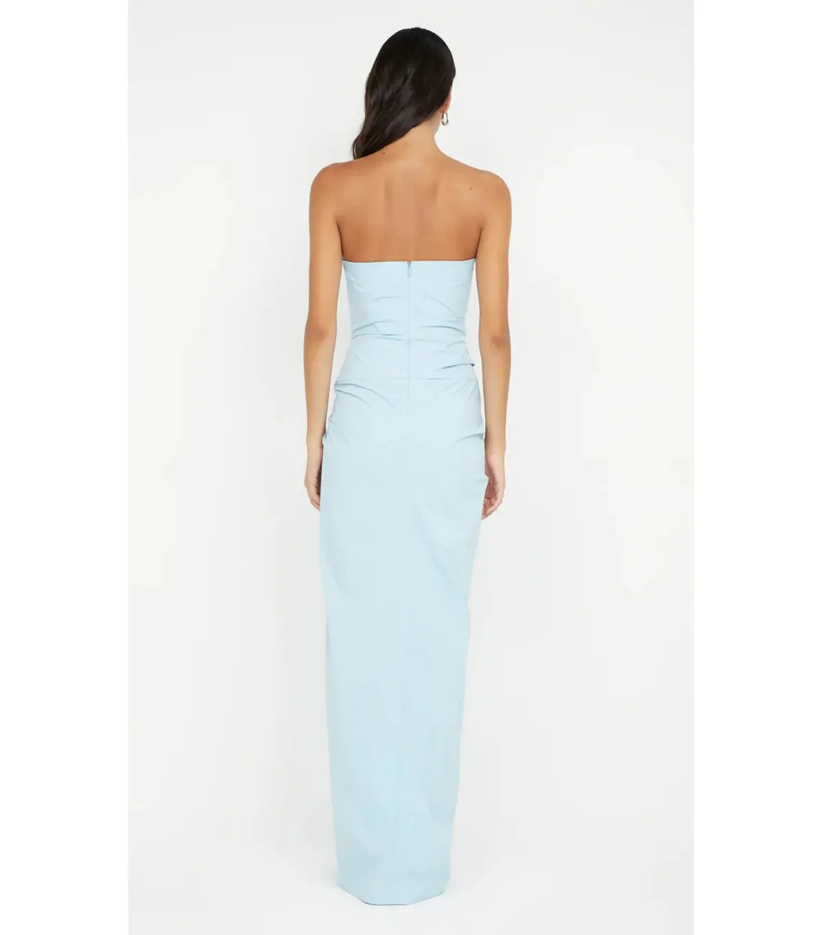 Bec & Bridge Domenic Strapless Maxi Dress Sky Blue Size AU 14 photo 3