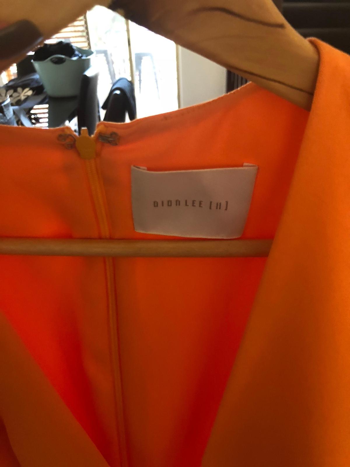 Dion Lee Puncture Dress Orange Size 8 photo 3