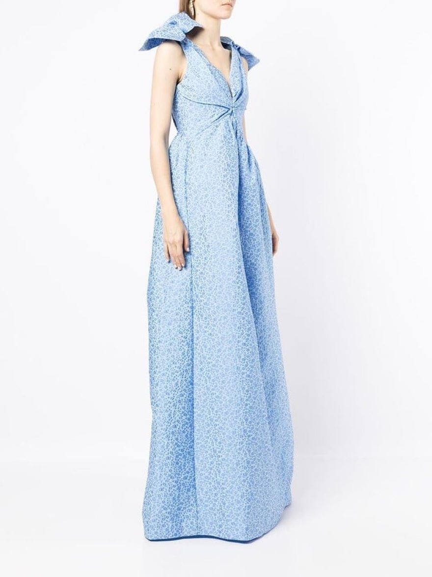 Rachel Gilbert Malea Gown in Blue photo 3