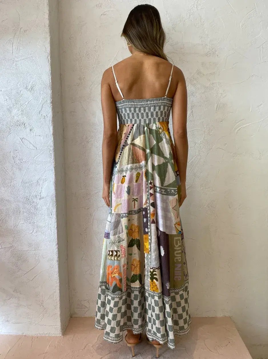 Alemais Emma Gale Sundress in Multi Print Size 6 photo 5