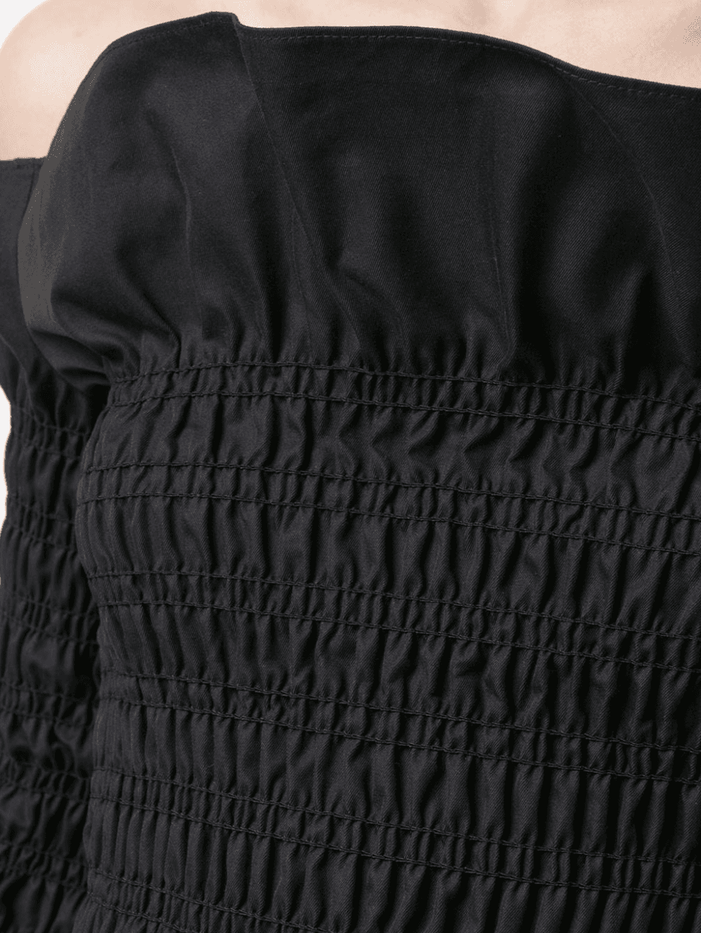 Dion Lee Shirred Mini Dress Black Size 8 photo 5