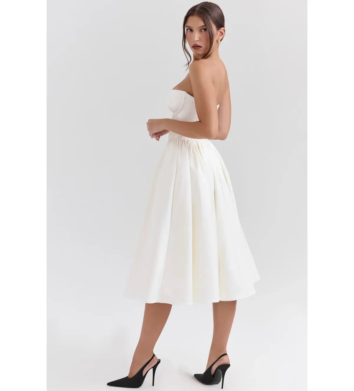 House of CB Coco dress in white  size XS/ AU 6 photo 4