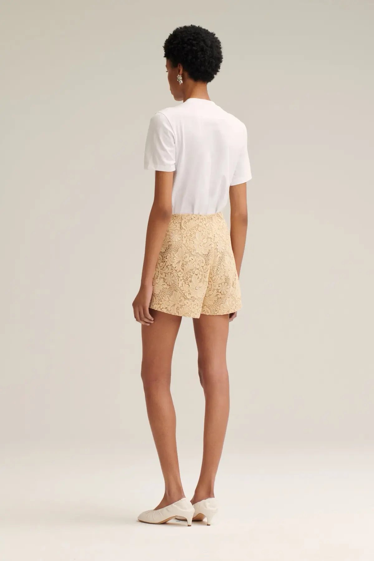Scanlan Theodore Lace Bralette Size 10 & Shorts Size 10 & Loose Fit Jacket Size 6 Set Antique photo 2