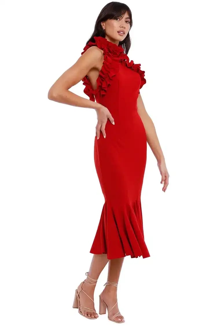 Elliatt Composure Dress Scarlet Red Size AU 10 photo 2
