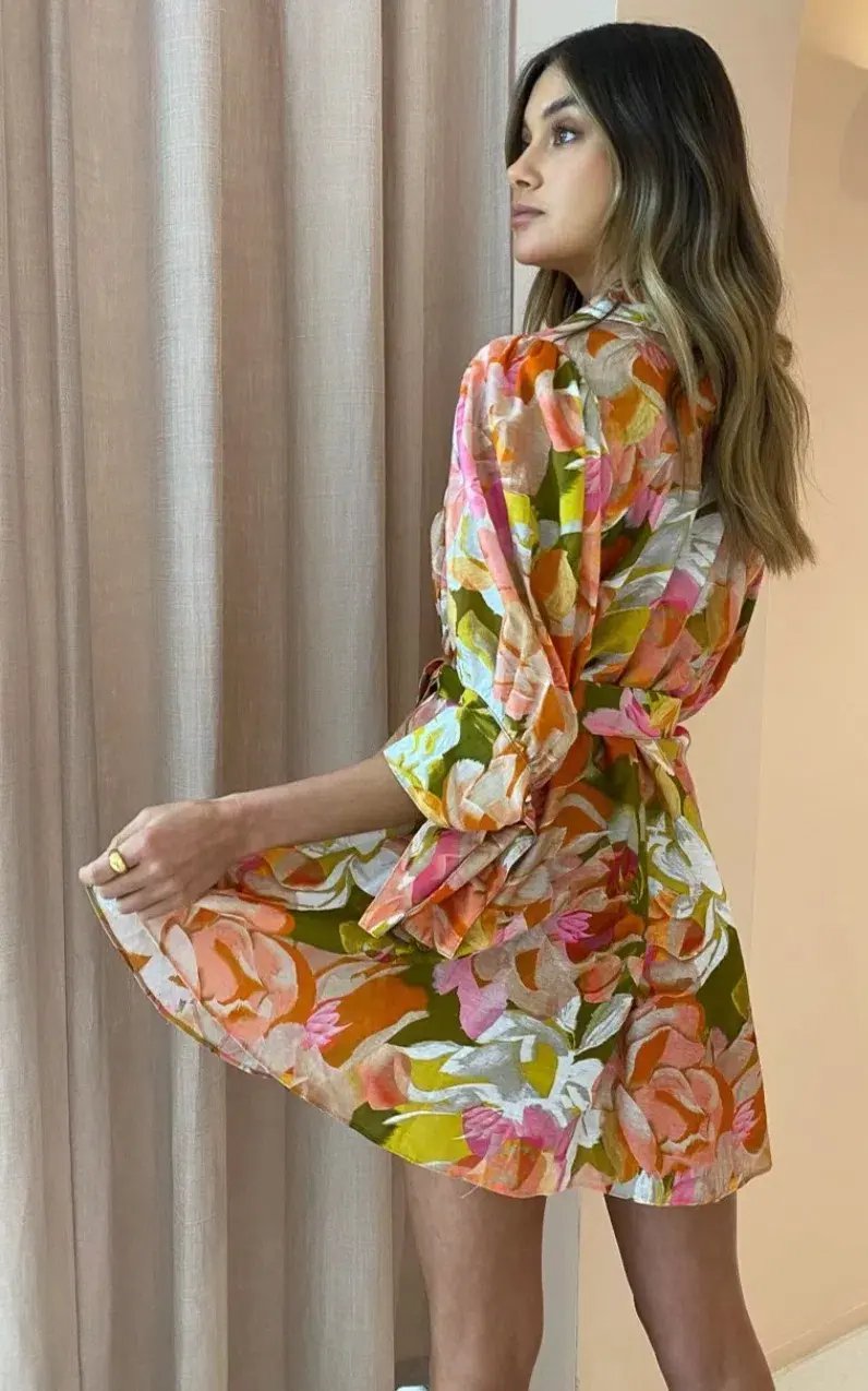 Acler Hendrix Dress Print Size 6 photo 5