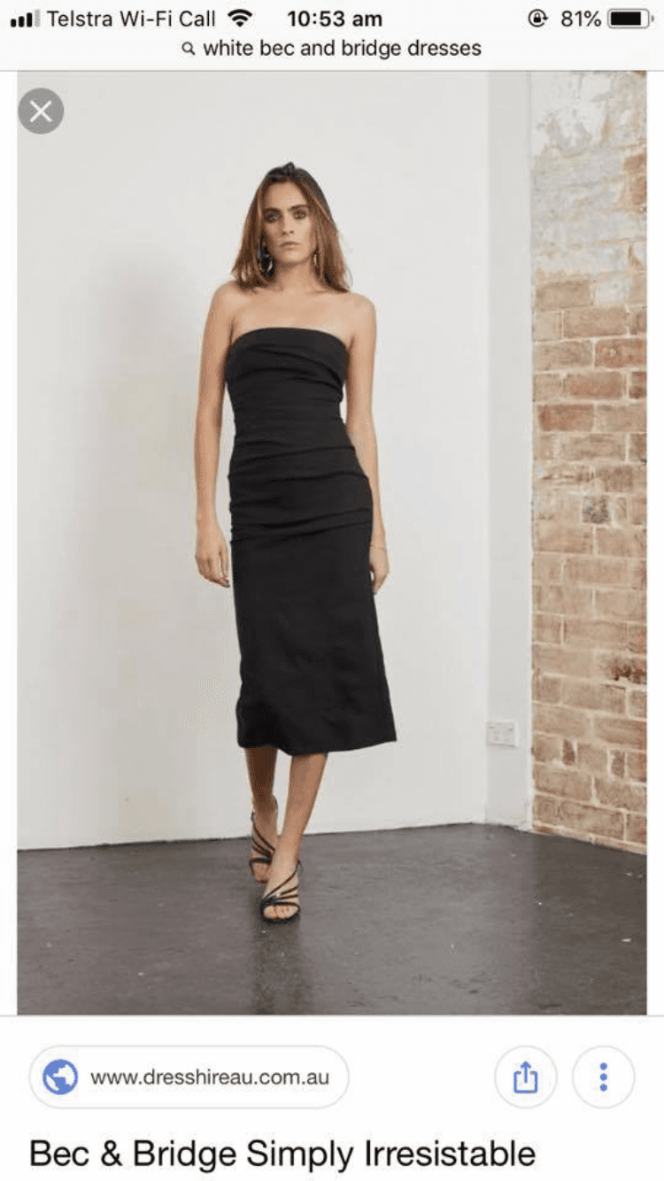 bec and bridge simply irresistible dress size 6 photo 2
