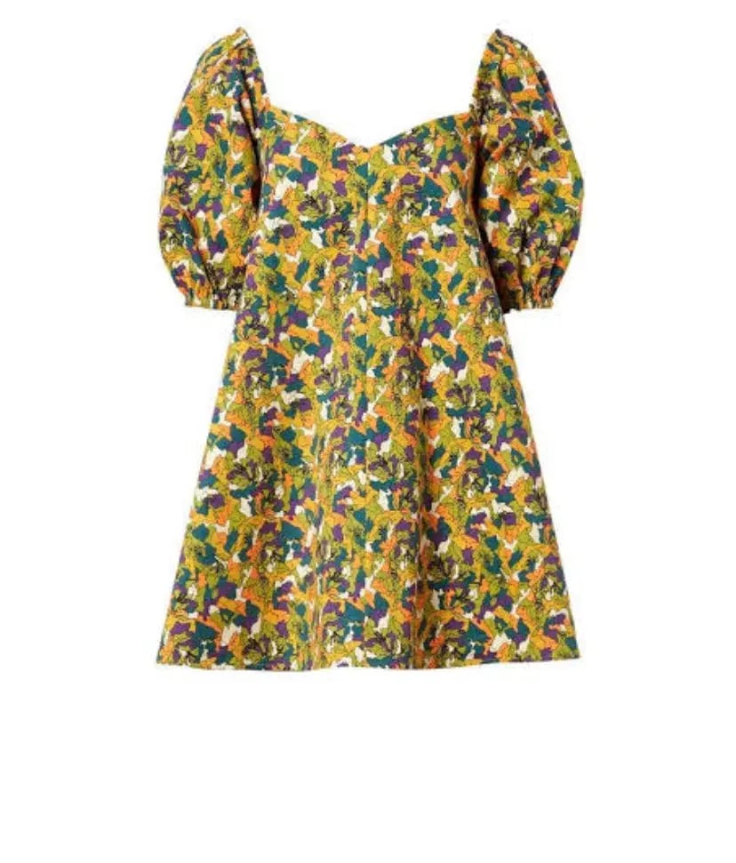 Scanlan Theodore Trapeze Dress Print Size 6 photo 4