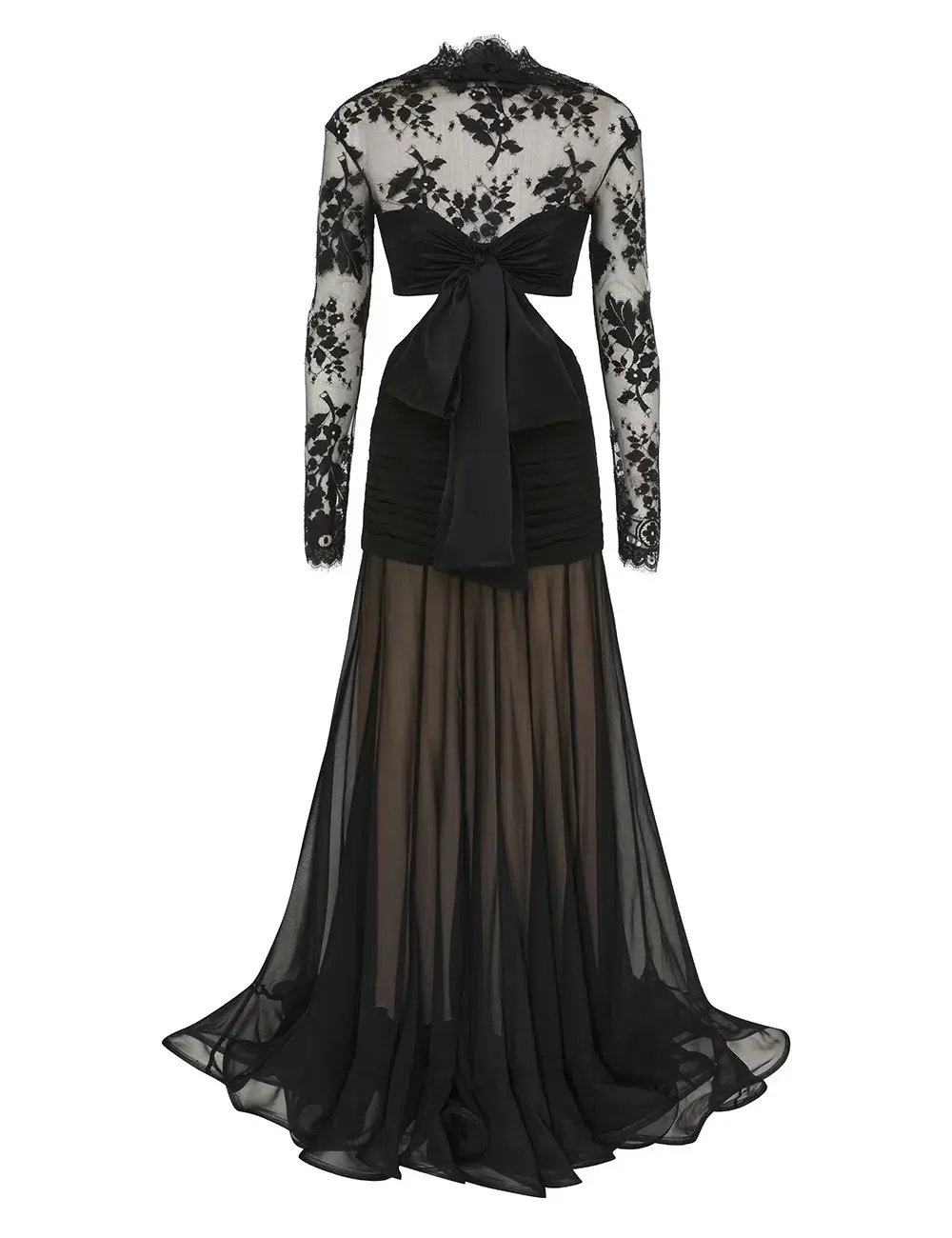 Zimmermann Illustration Flounce Gown Black Size 0 / AU 8 photo 6