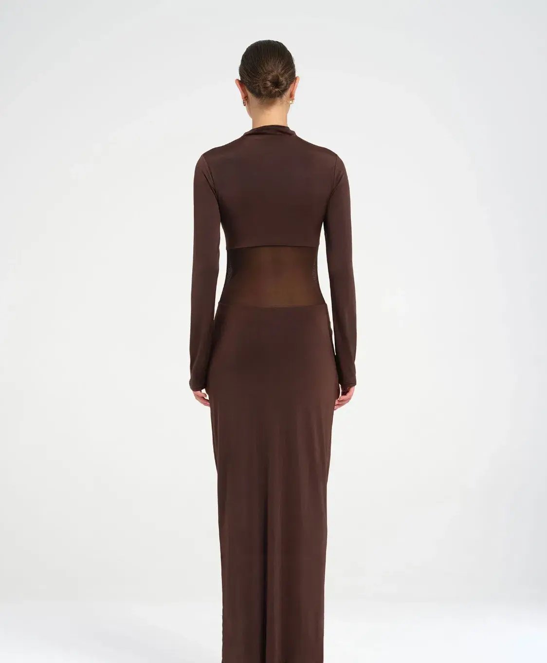 BENNI Dora Maxi Dress  Chocolate Size S AU 8 photo 3