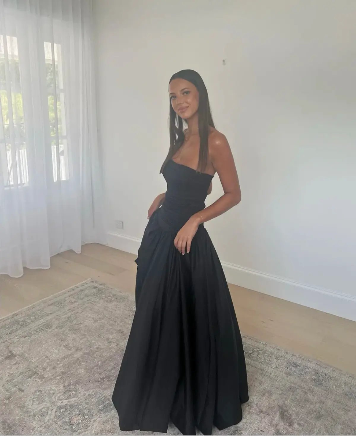 Aje Violette Bubble Hem Maxi Dress Black Size XS / AU 6 photo 3