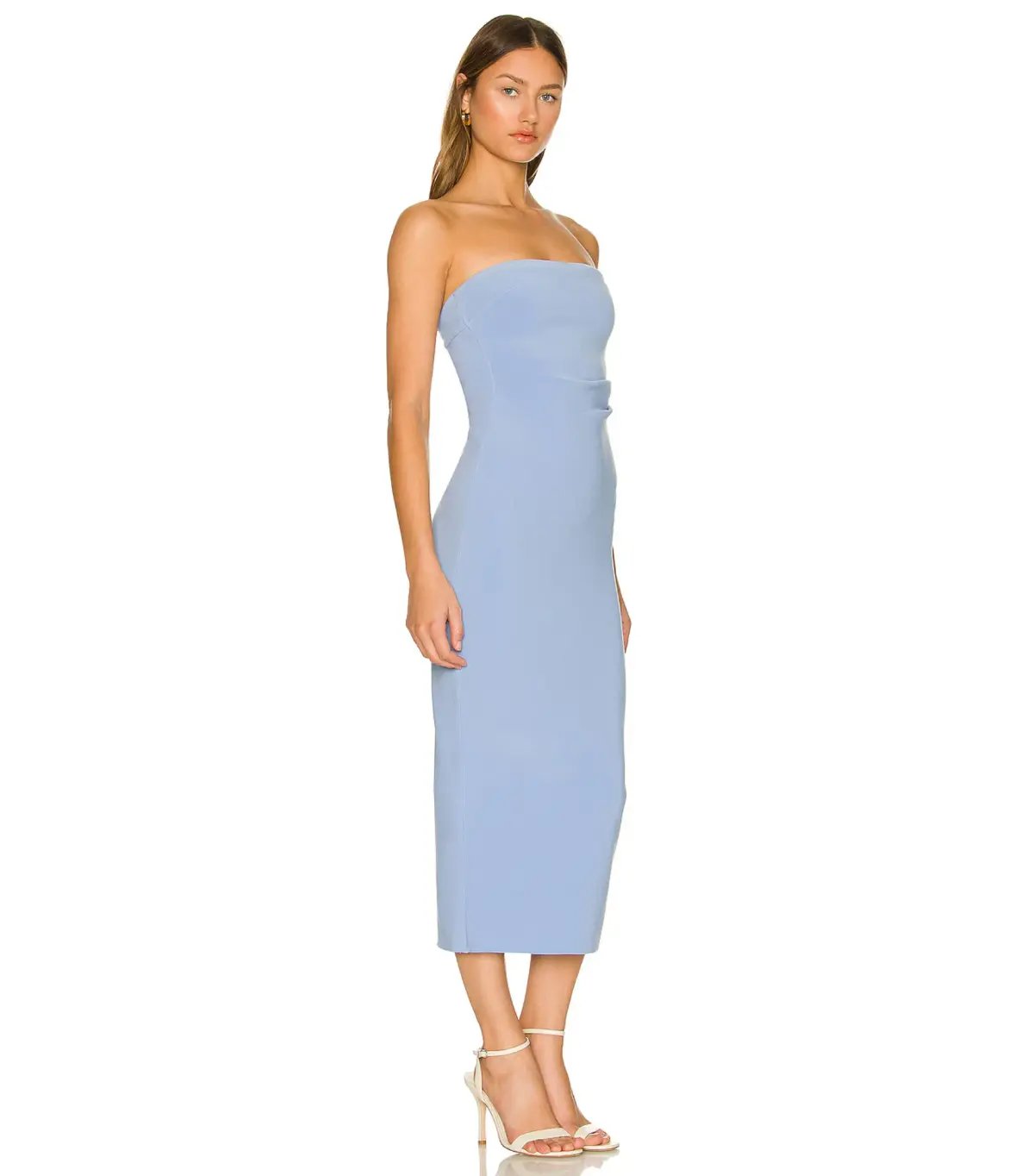 Bec & Bridge Noa Midi Dress Sky Blue Size AU 10 photo 2