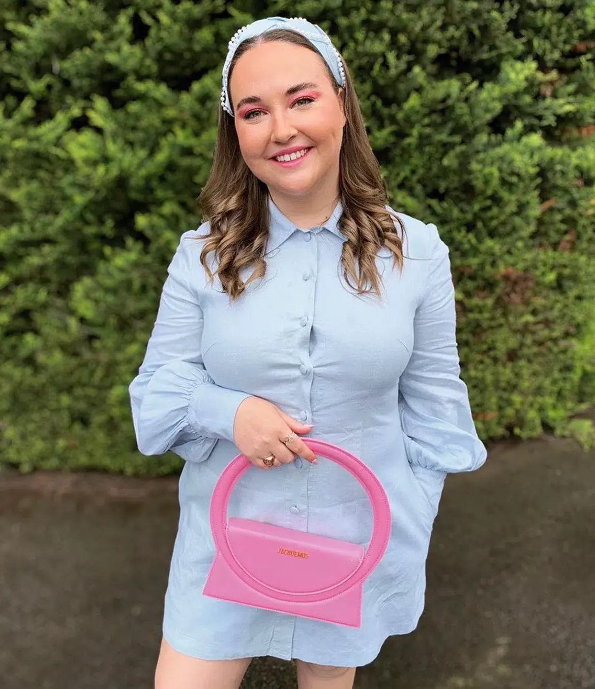 Jacquemus Le Sac Rond Shoulder Bag Pink photo 5