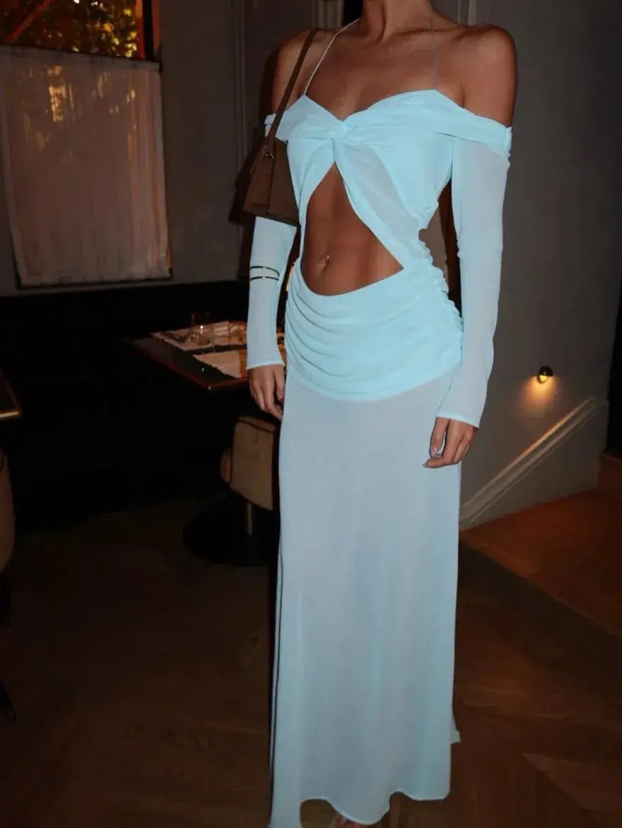 Natalie Rolt Emily Gown in Baby Blue Size 1 / AU 8 photo 3