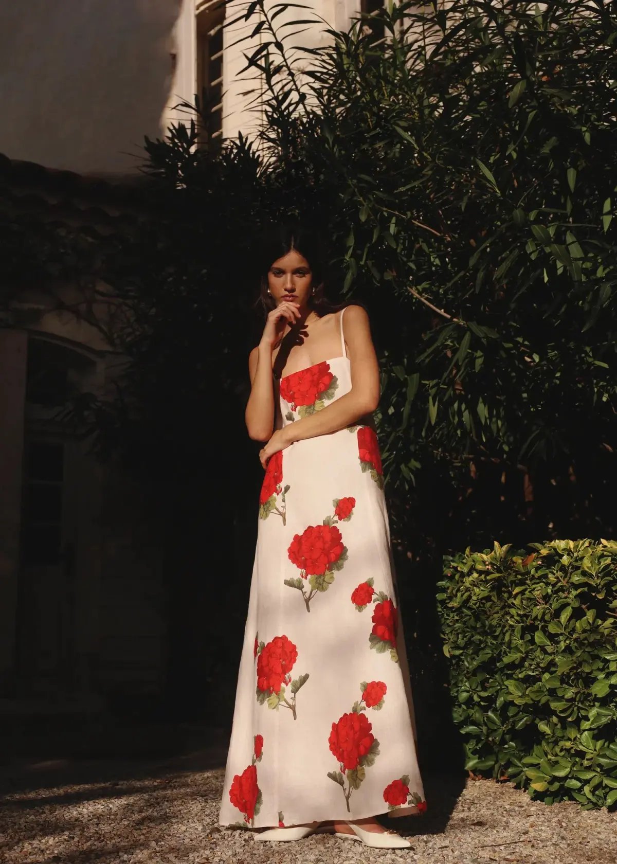 Morton Mac Camilla Dress in Crimson Ivy Size M / AU 10 photo 4