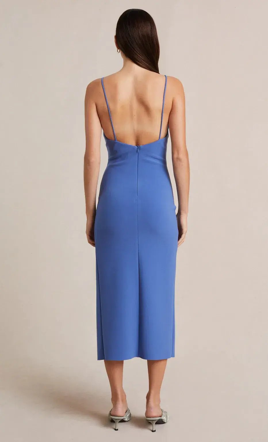 Bec & Bridge Josette Midi Dress Blue Size 8 photo 3