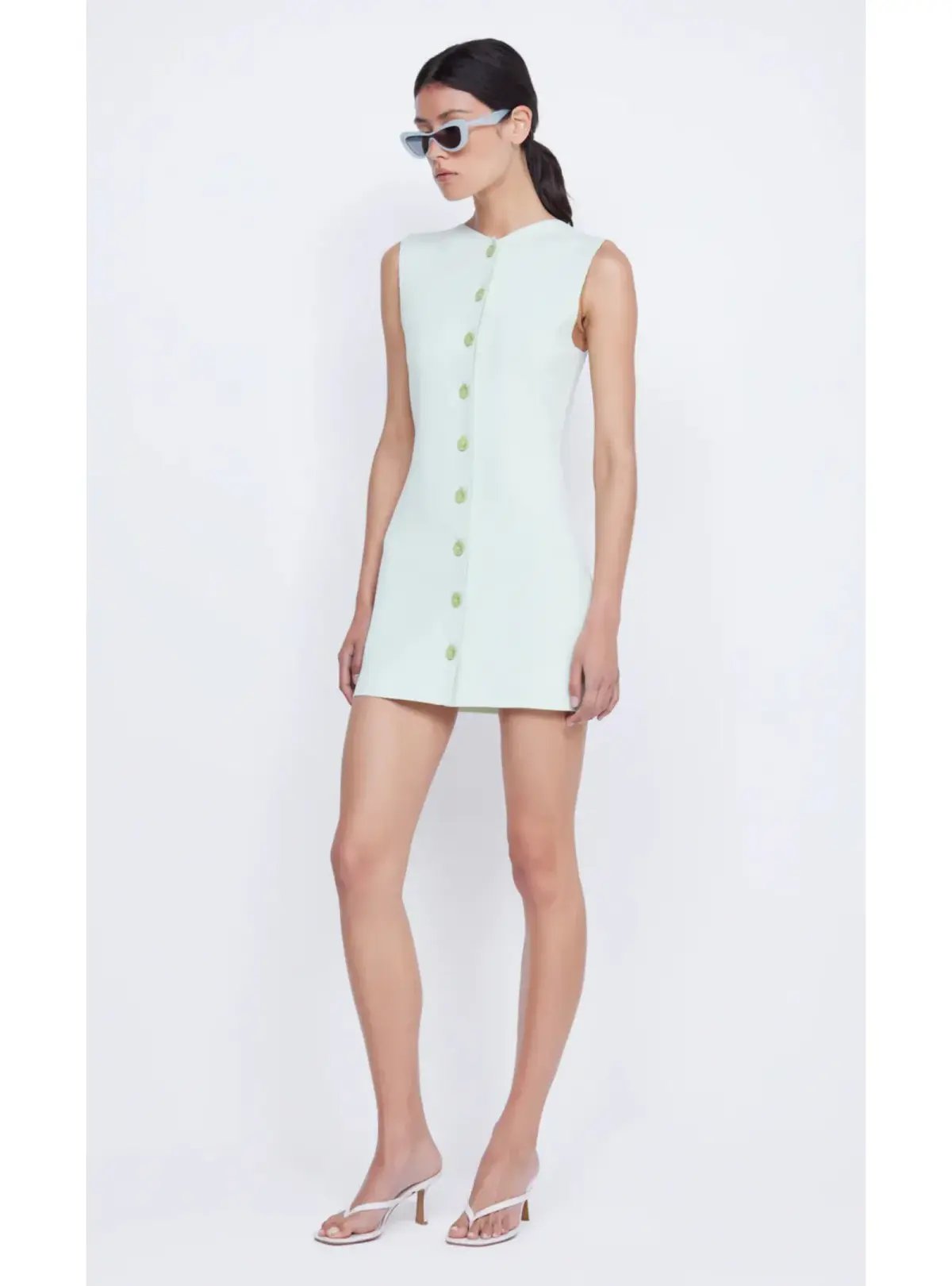 Bec & Bridge Ilora Knit Mini Dress Mint Size AU 10 photo 2