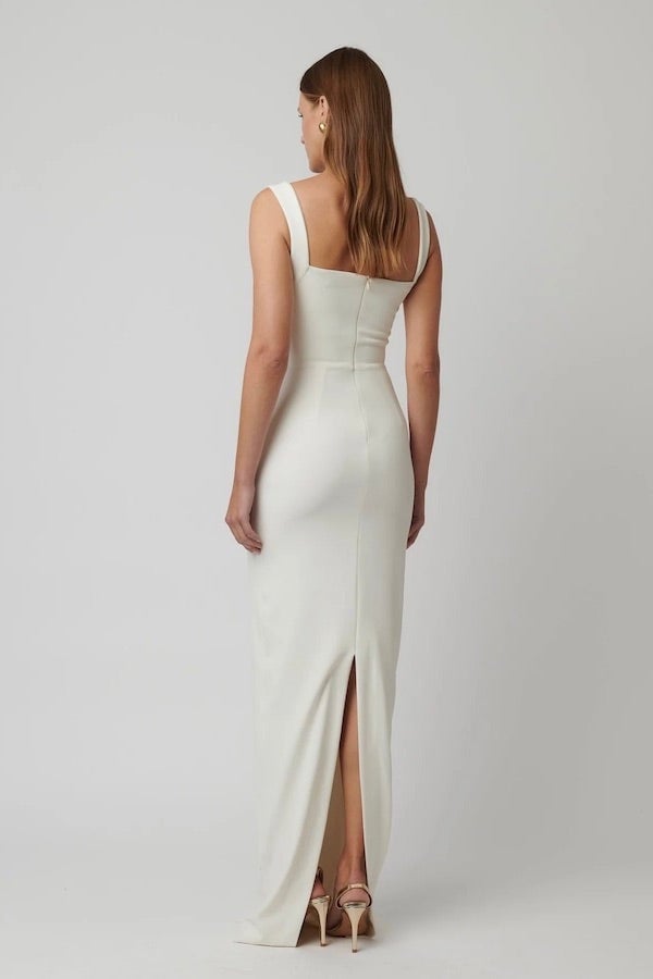 EFFIE KATS MARBELLA GOWN - WHITE photo 4