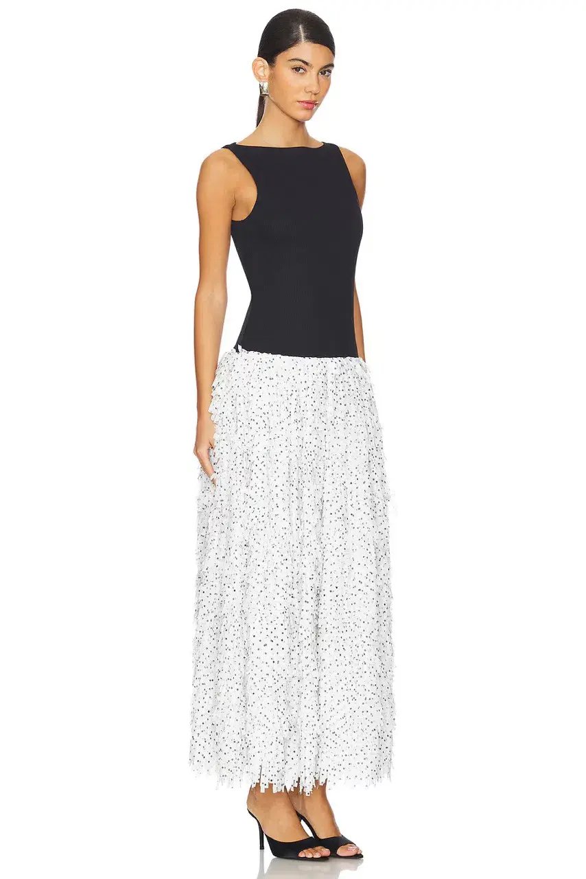 ANNA QUAN Leni Dress Spot Fringe 6 photo 6