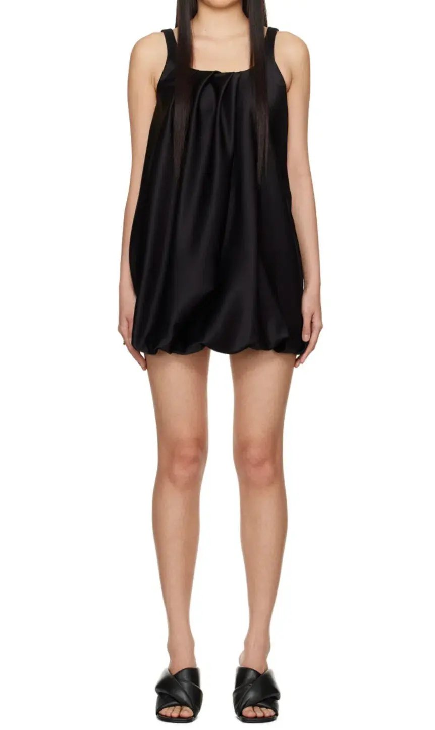 JW Anderson Twisted Mini Dress Black Size 8 photo 4