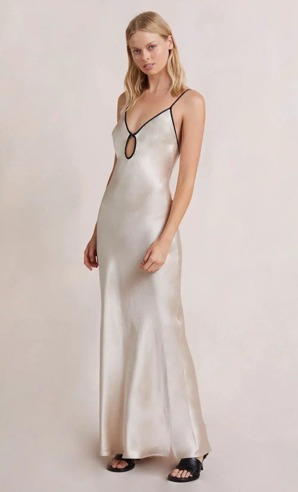 Bec & Bridge Kara Keyhole Dress Sand Size 8 photo 6