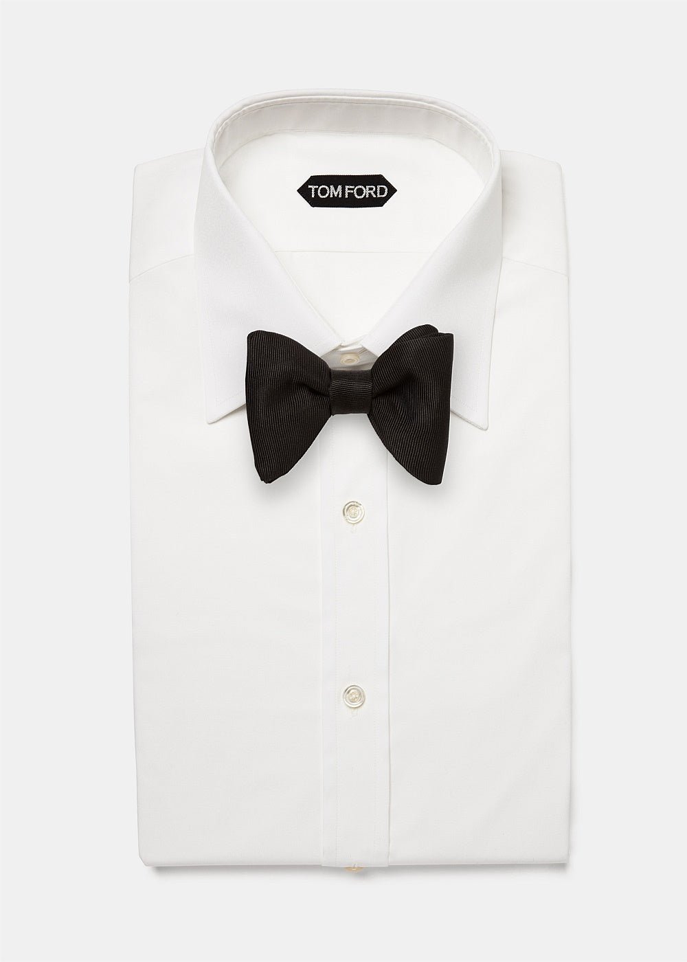 Tom Ford Black Grosgrain Butterfly Bow Tie photo 2