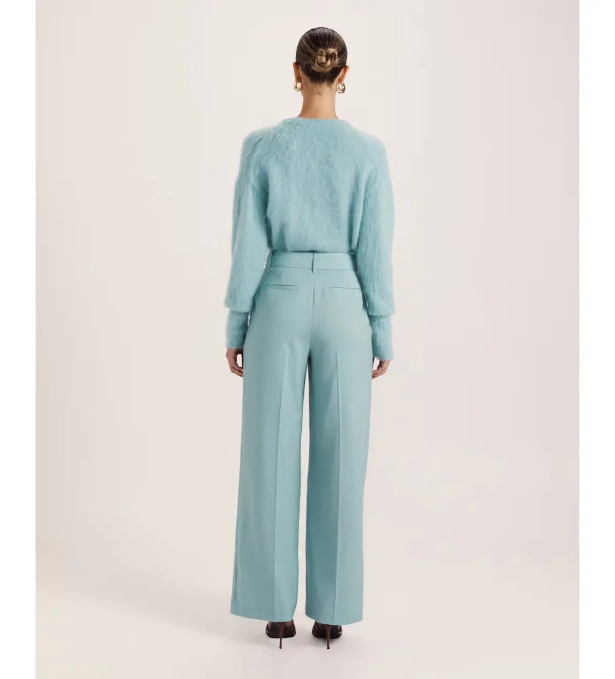 Saba Suki Wide Leg Pant Seafoam Size 12 photo 3