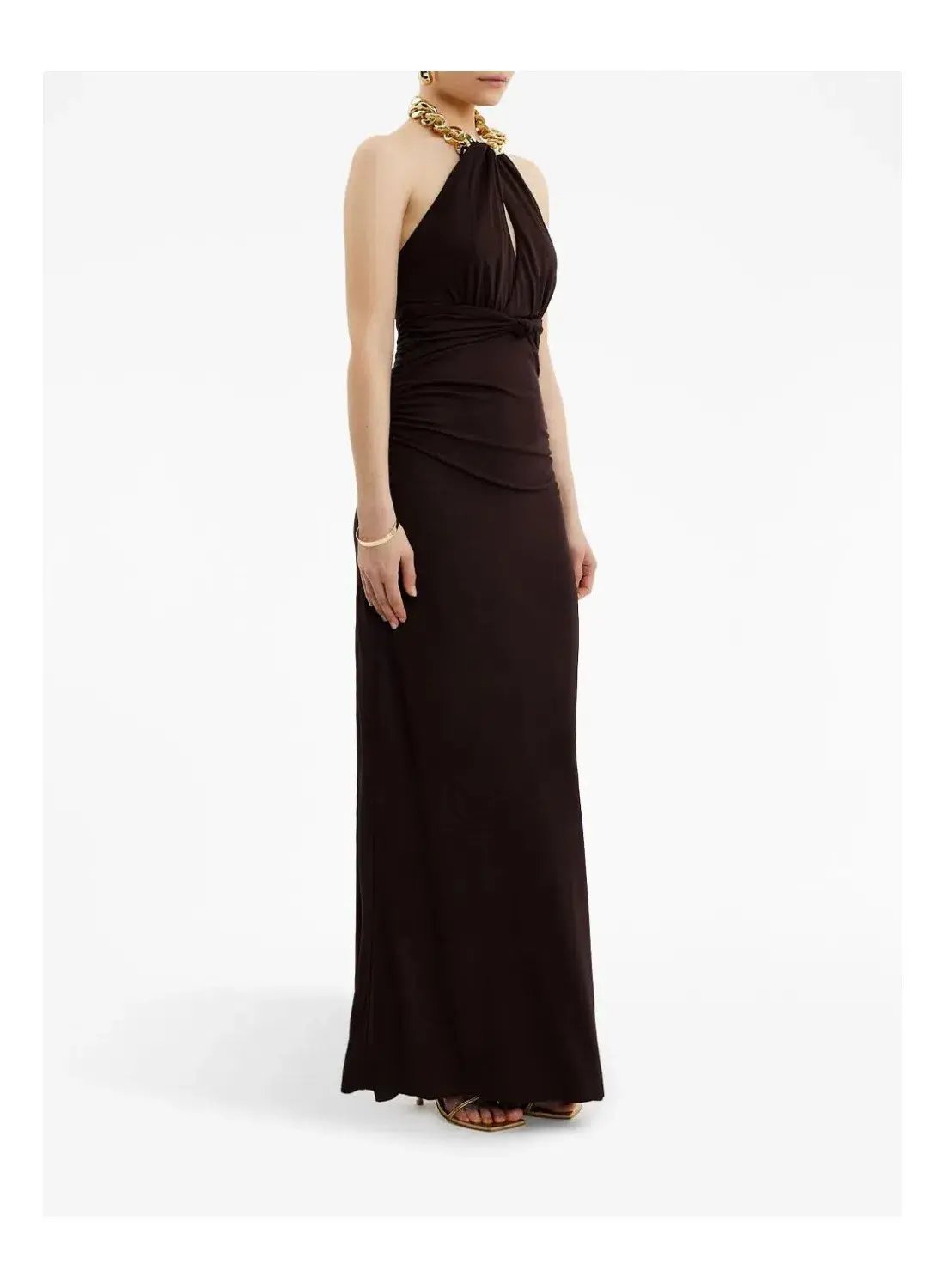 Rebecca Vallance Phoenix Gown Chocolate Size 8 photo 2