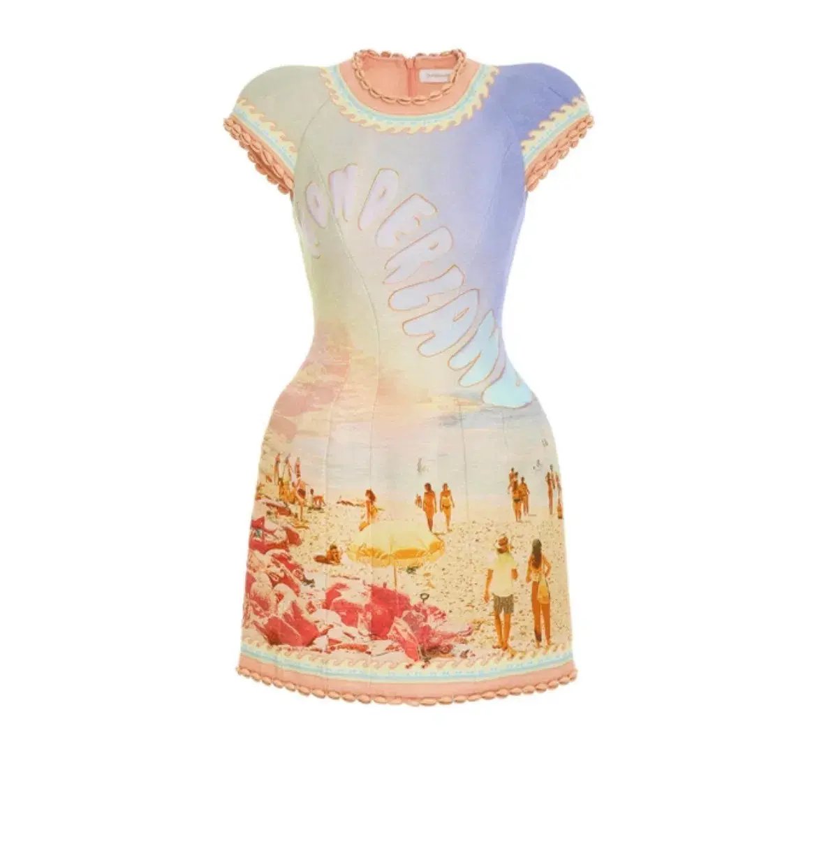 Zimmermann Coaster Structured Mini Dress Poster Print Size 1 / AU 10 photo 2