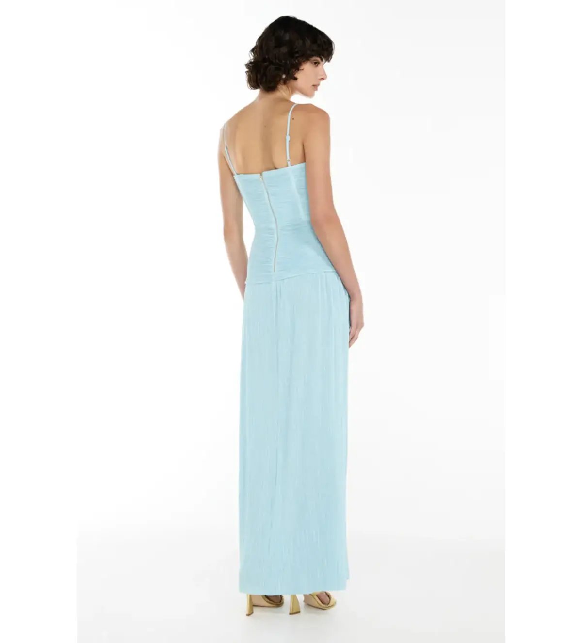 Manning Cartell Double Time Pleat Maxi Dress Acqua Spritz Size XS / AU 6 photo 2
