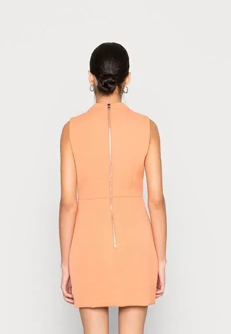 Mossman The Break Free Mini Dress in Faded Citrus Size 8 photo 2
