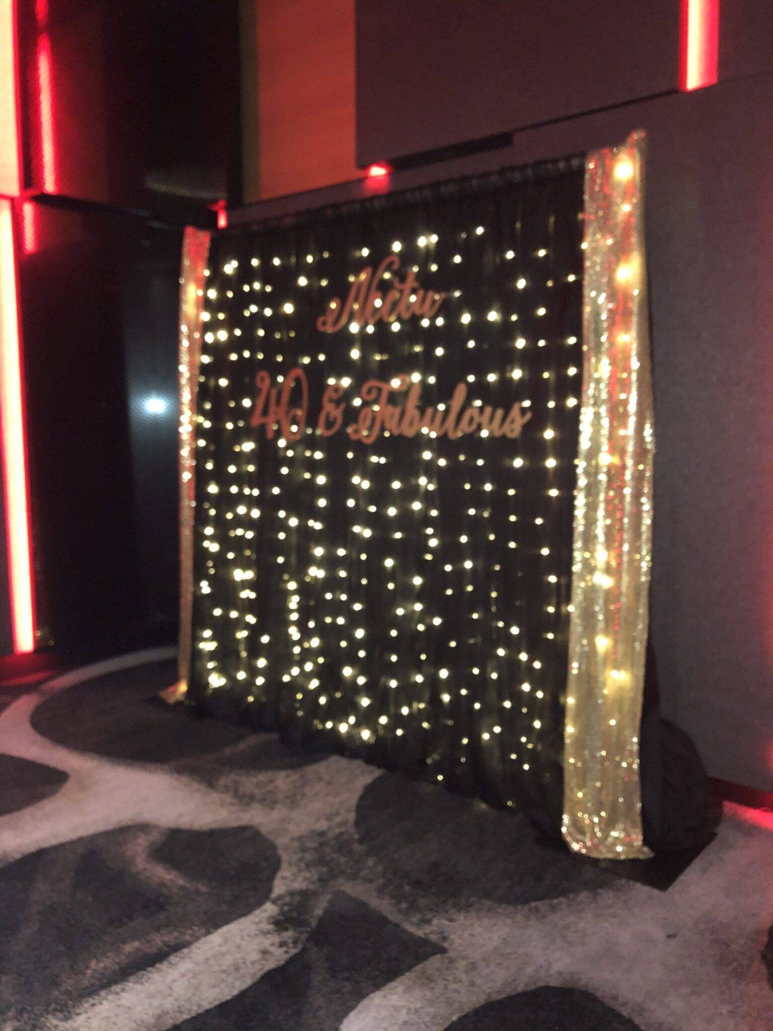 Warm White Led Fairy Curtain Lights 2m x 3m Drop photo 3