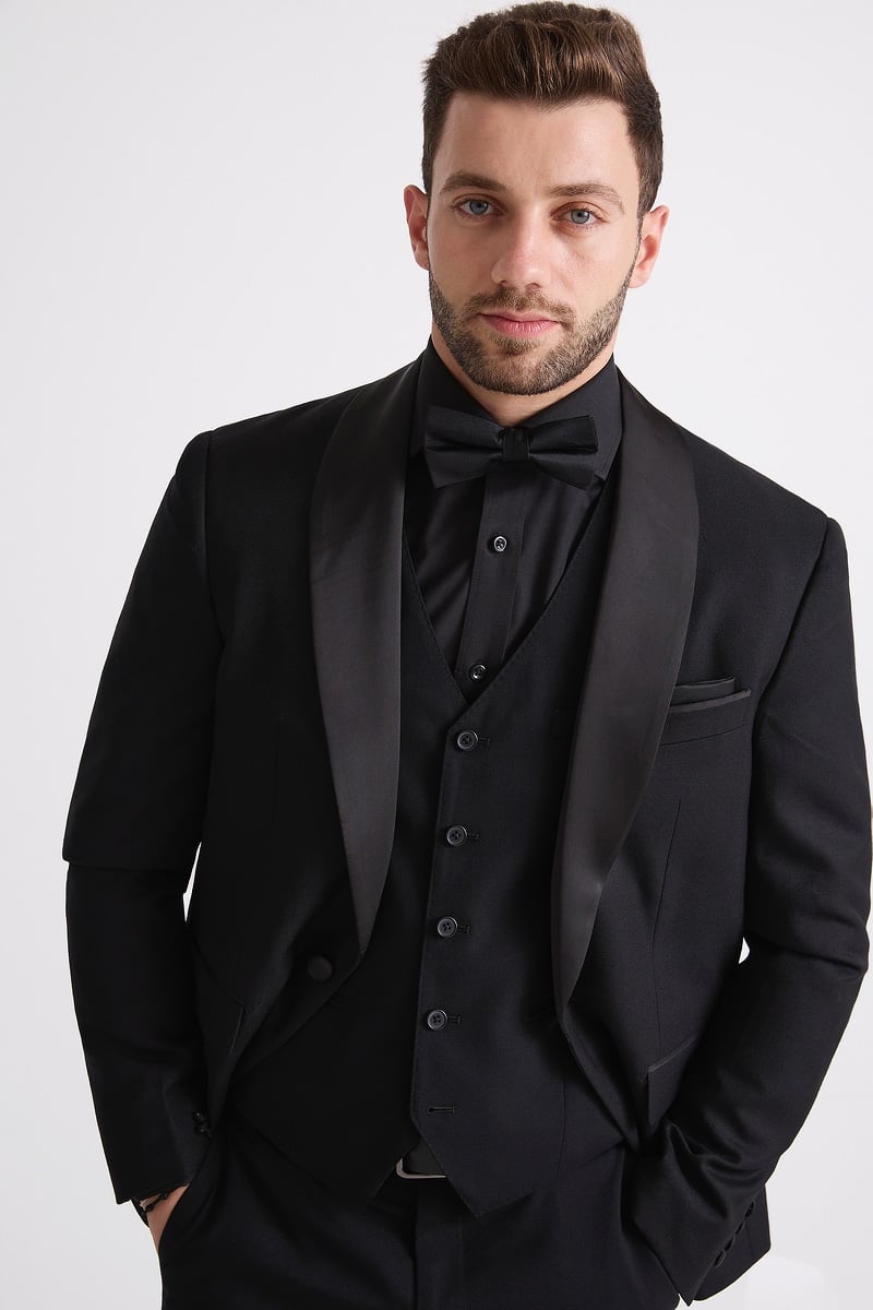 All Black Tuxedo Suitor Package photo 2