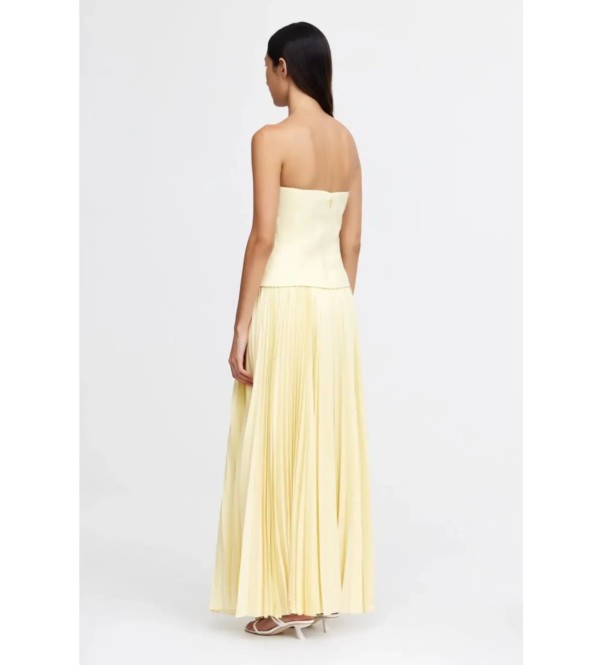 Acler Newbewick Maxi Dress in Lemon Sorbet Size AU 14 photo 5