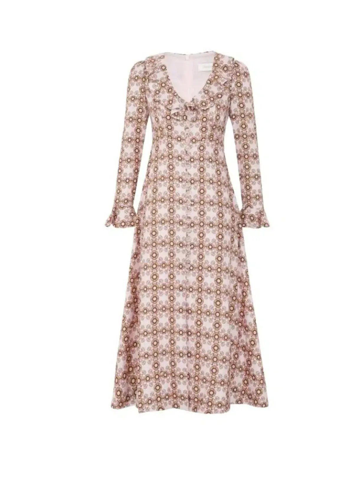 Zimmermann Daisy Midi Dress Pink Daisy Size 0 / AU 8 photo 3