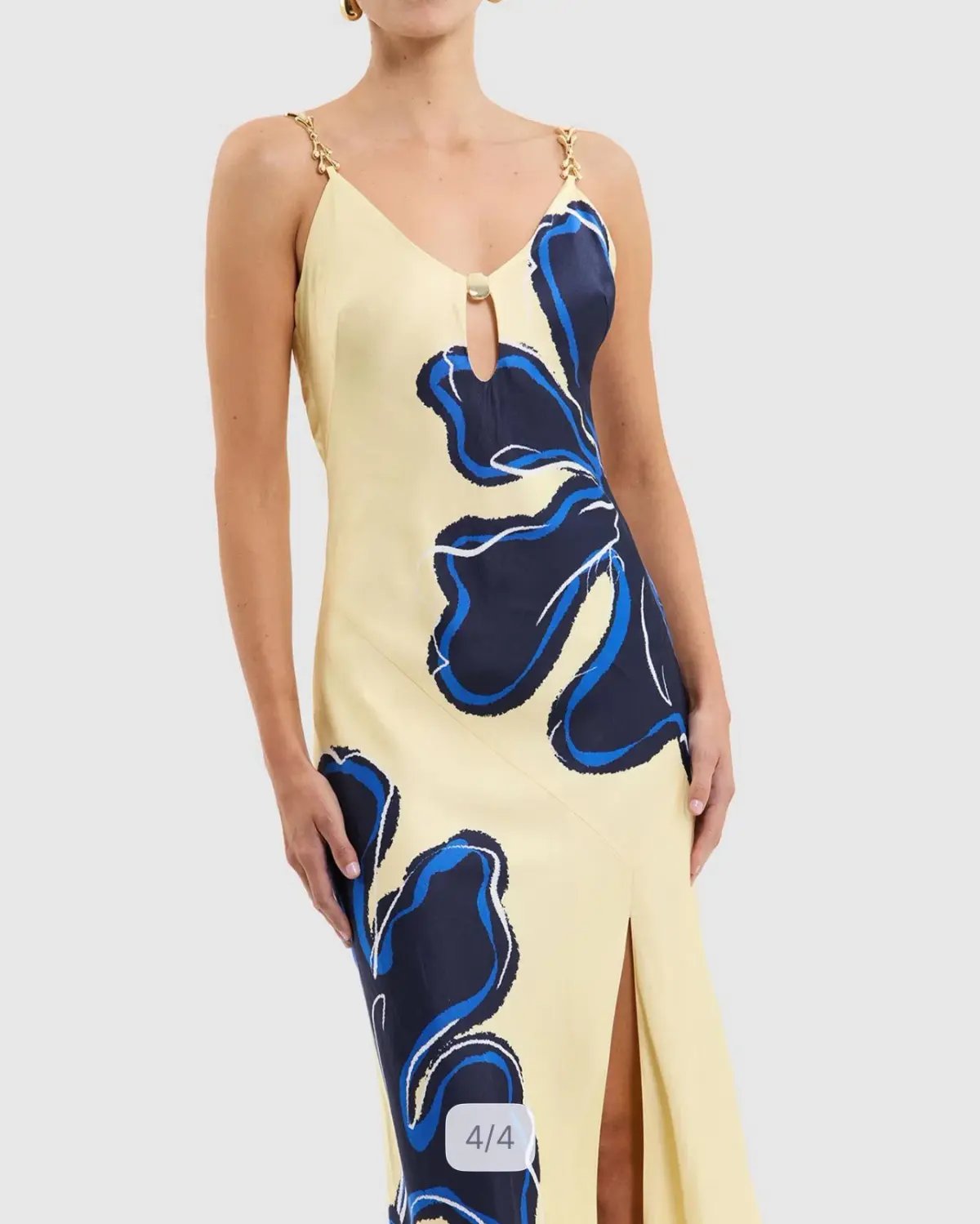 Indigo Bloom Maxi Dress photo 4