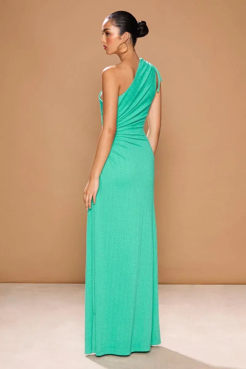 Sonya Moda Nour Knit Dress in Turquoise Size 8 photo 3