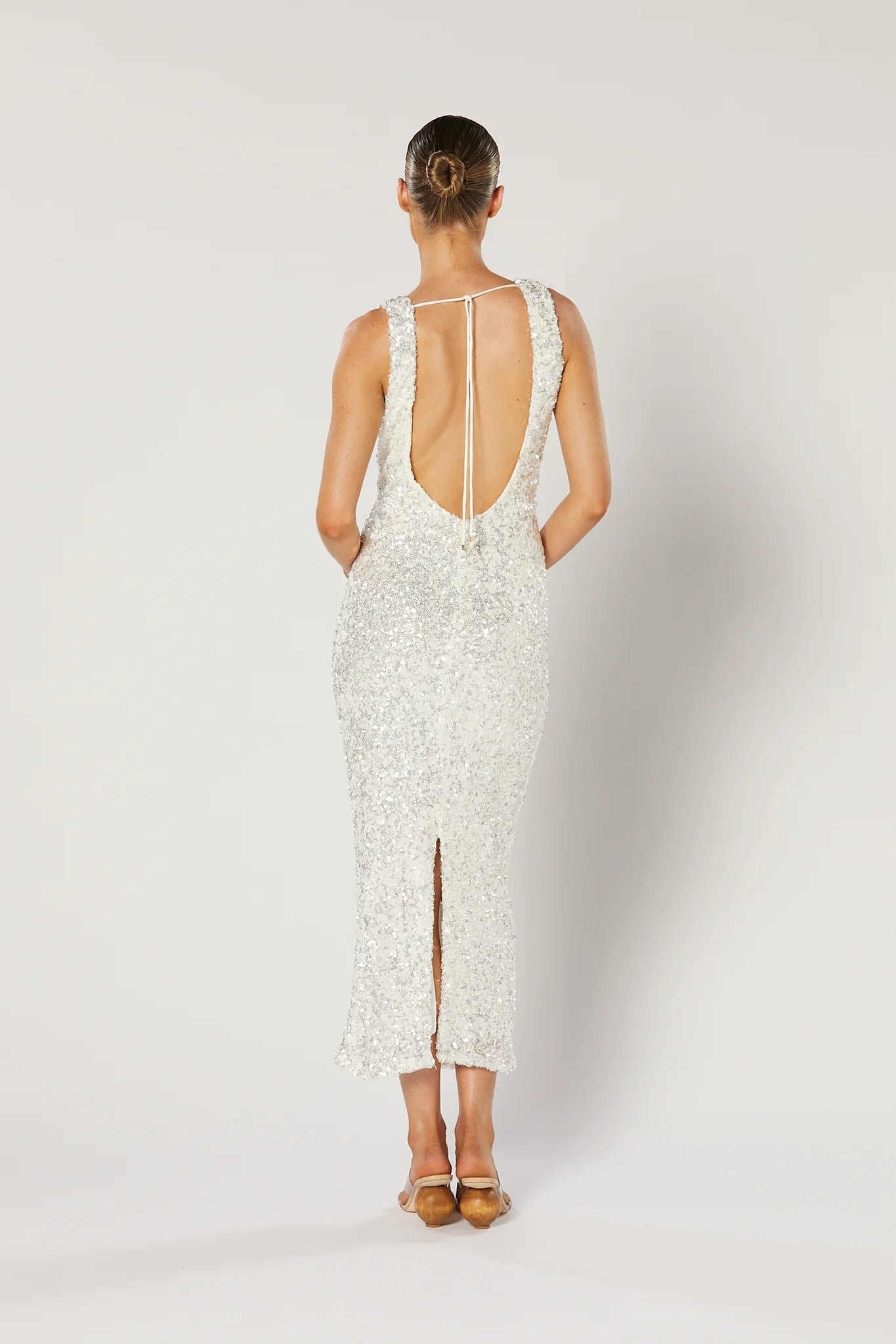 WINONA ZEOX MIDI DRESS - WHITE photo 3