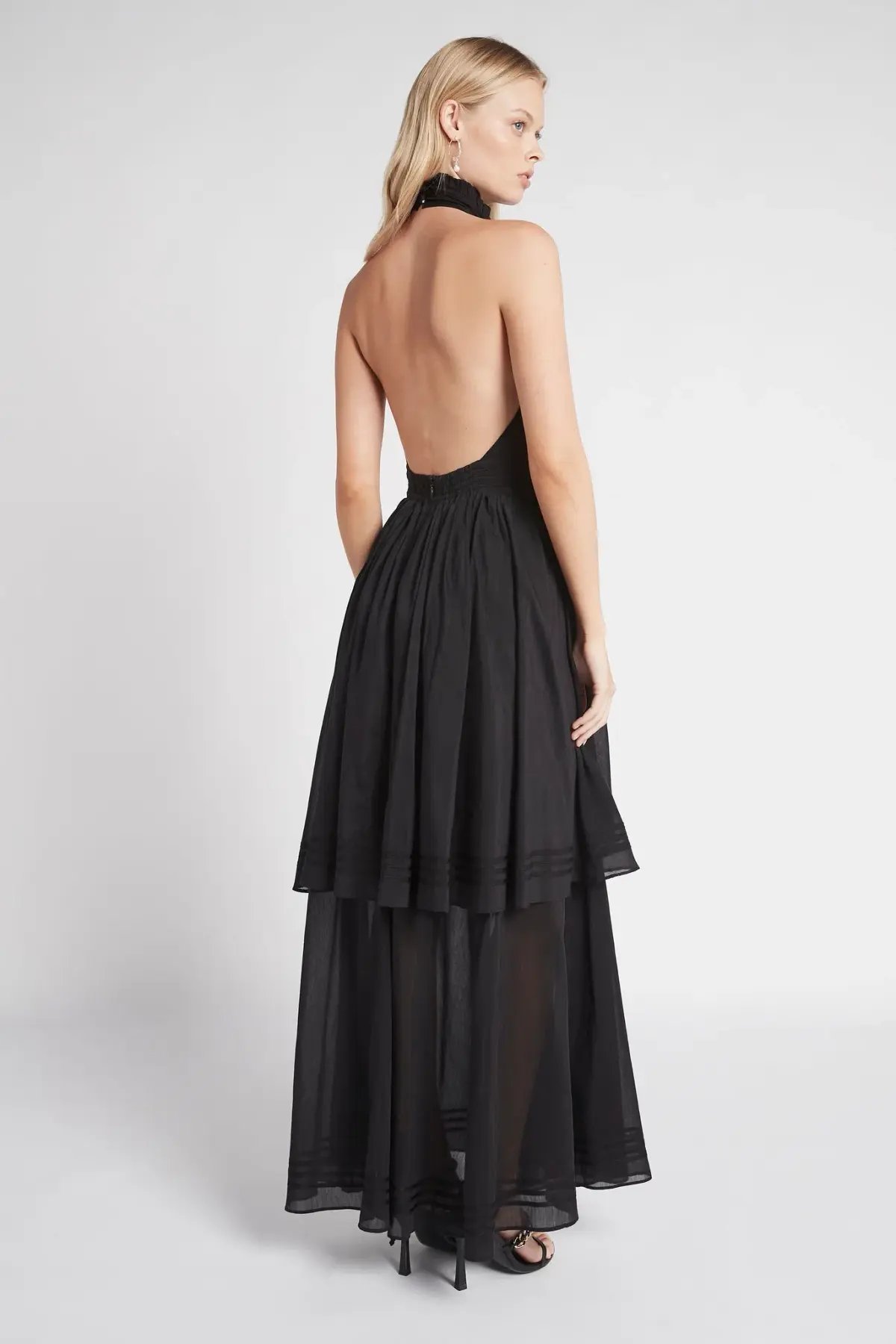 Aje Bungalow Sienna Dress Black Size 4 photo 3