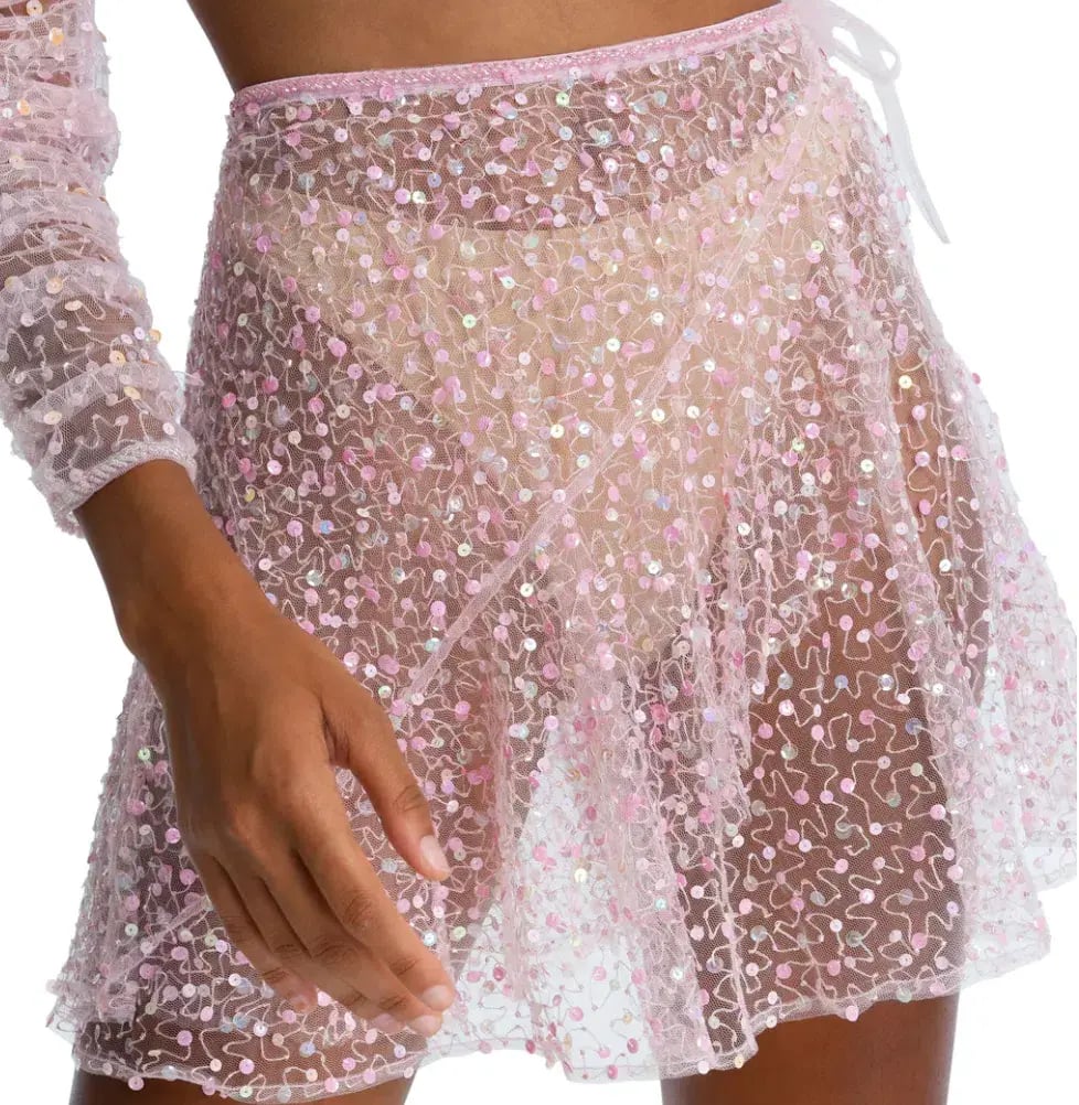 Dyspnea Baller-ina Mini Skirt Pink Size S/ AU 8 photo 3