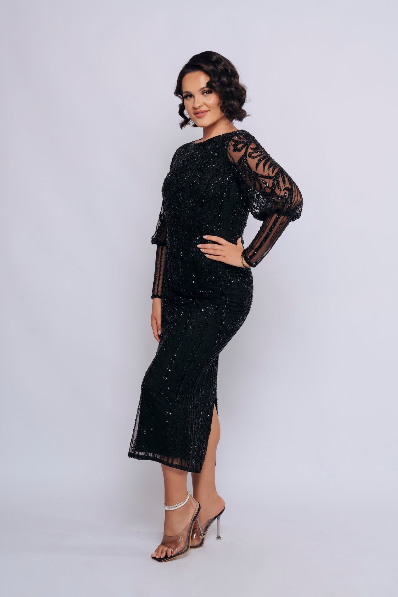 DIANA BELLE SLEEVE BLACK BY MY SECRET WARDROBE BLACK photo 3