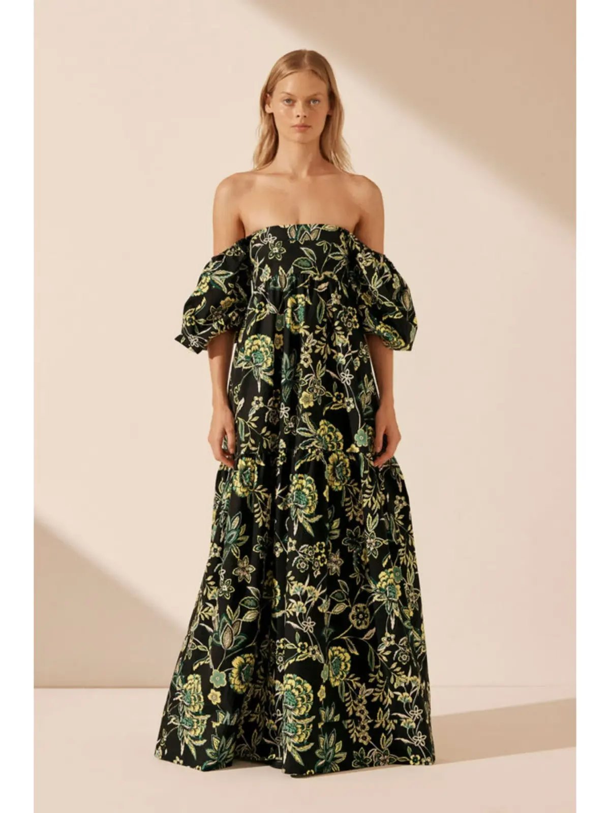 Shona Joy Tiered Maxi Dress Lina Size AU 10 photo 2