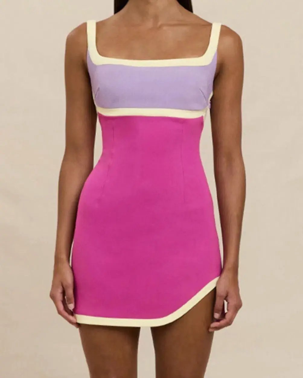 By Johnny Calypso Splice Mini Dress Size 12 photo 2