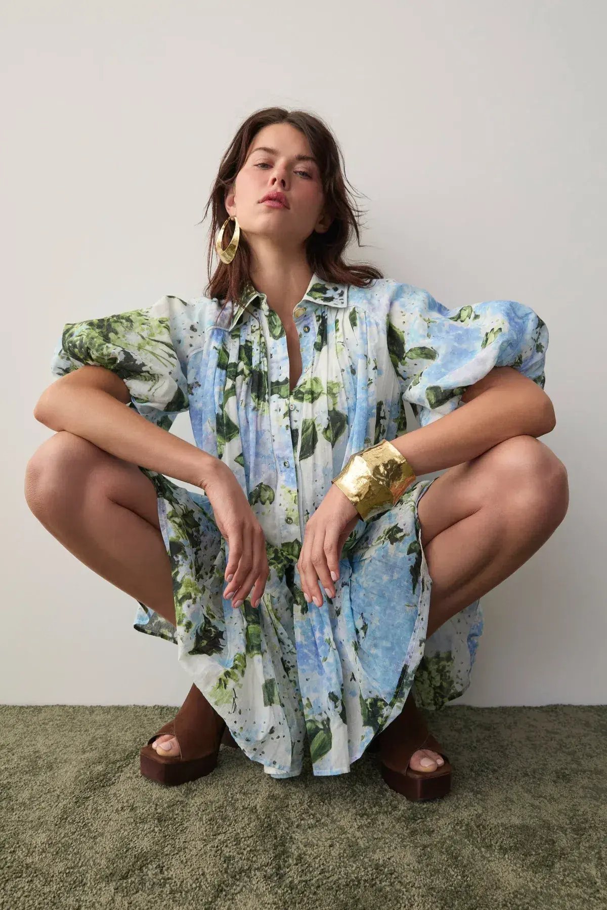 ANTHEA MINI SMOCK DRESS photo 6
