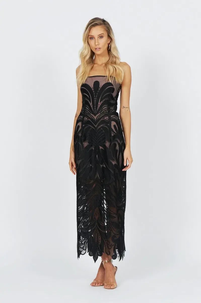 Natalie Rolt Mimi Gown Black Size 8 photo 3