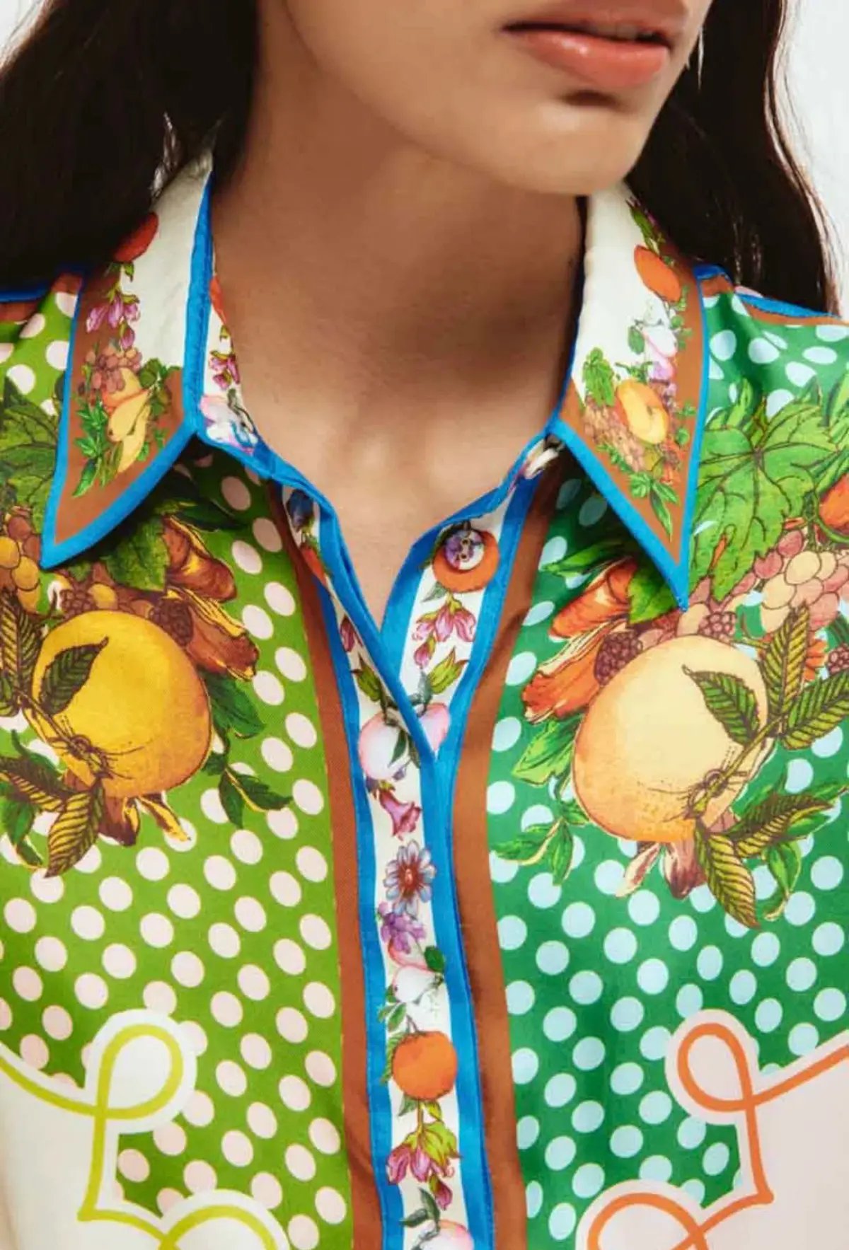 Alemais Lemonis Silk Shirt and Pant Set Multi Size 14 photo 4