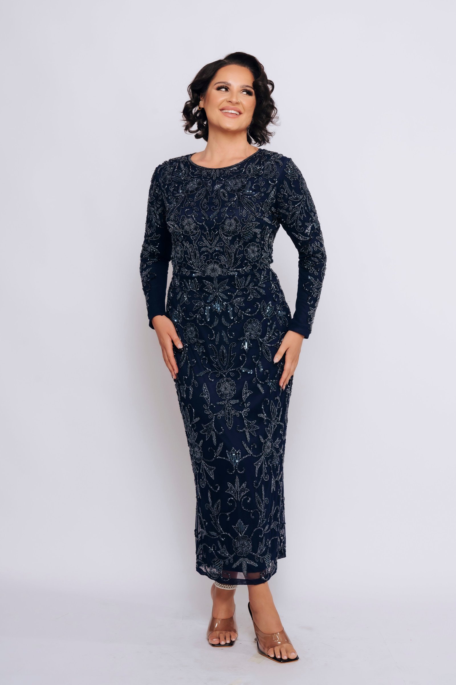 ADELLA MIDI BY MY SECRET WARDROBE NAVY photo 2