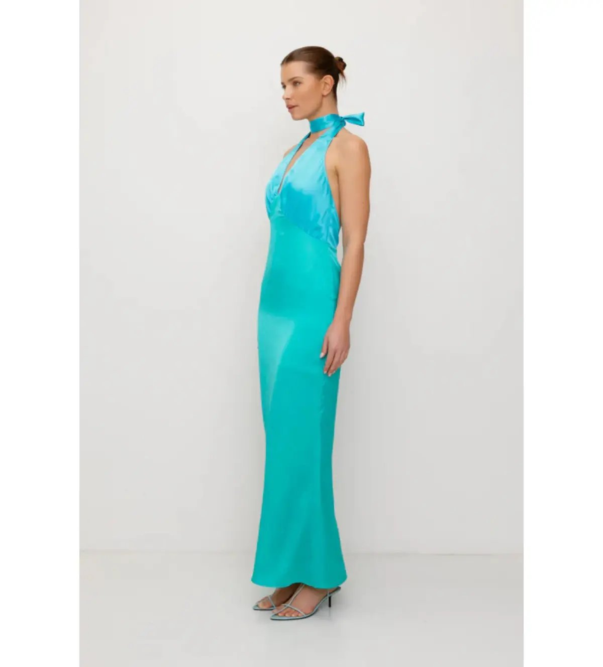 The Wolf Gang Oahu Slip Dress Blue Size AU 8 photo 2