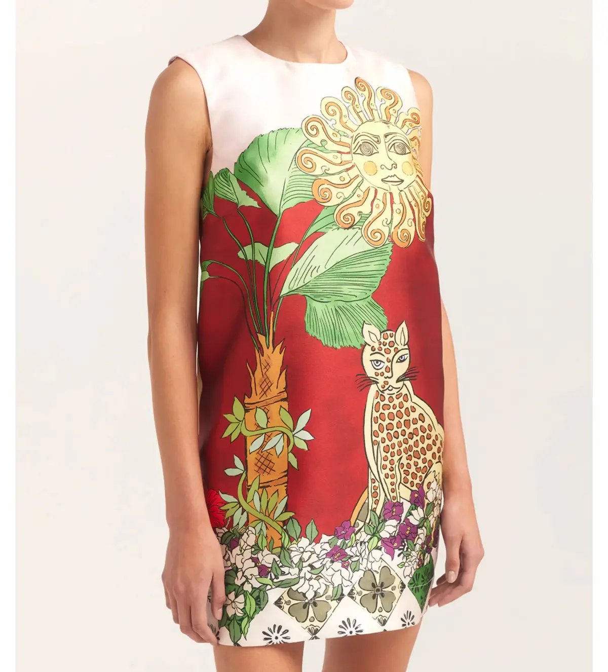 Alemais Tiger Mini Dress Multi Size AU 8 photo 2