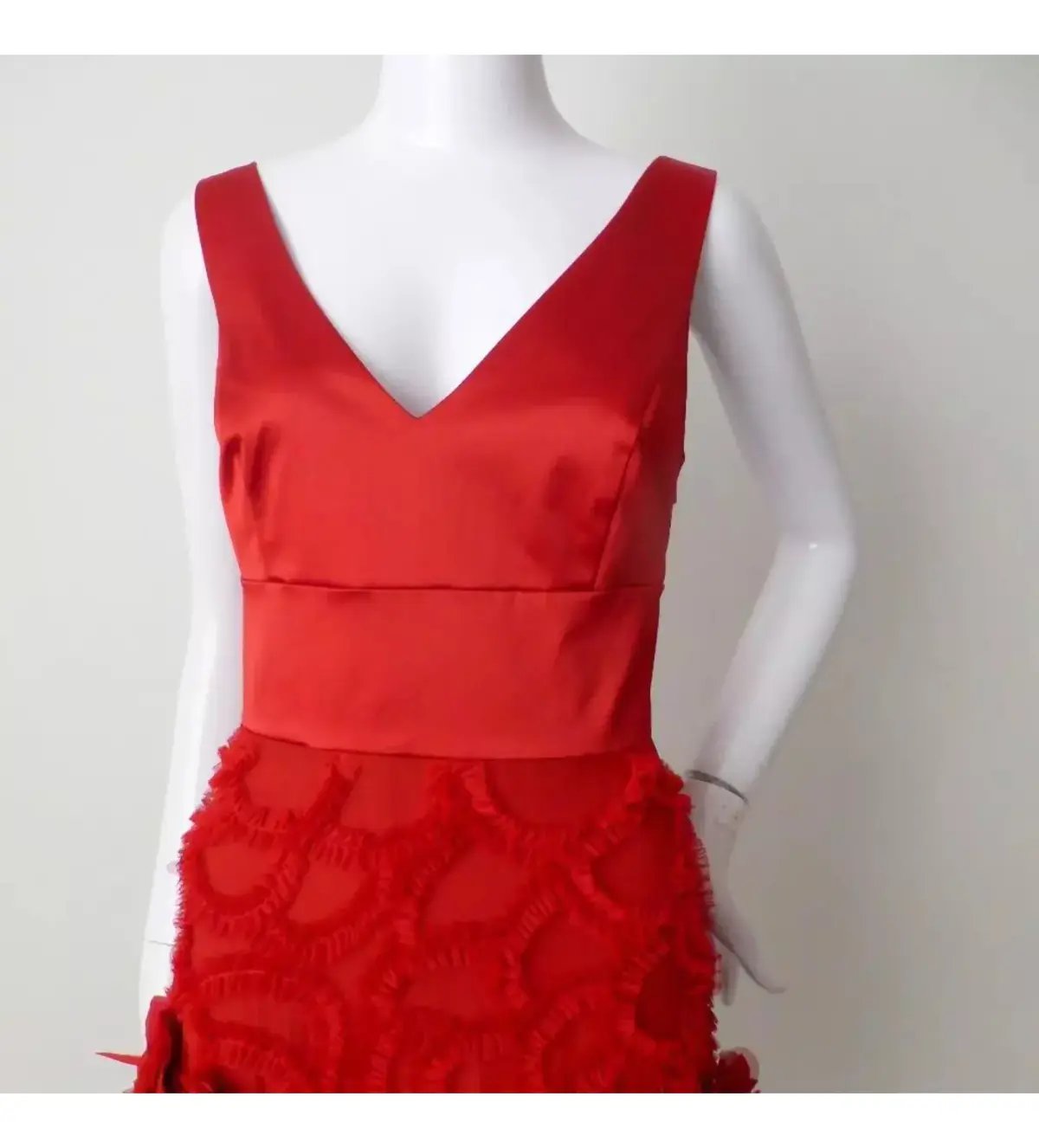 Alannah Hill Kick up a Storm Mini Dress Red Size 8 photo 4