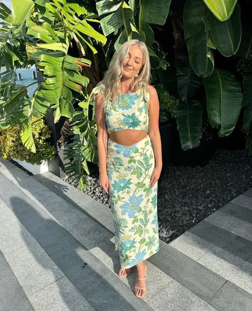 Sir The Label Alexandre Top and Skirt Set in Marguerite Print Size 3 / AU 12 photo 3